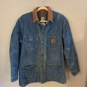 Carhartt denim chore coat